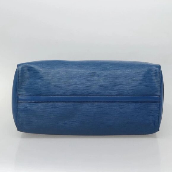 LOUIS VUITTON Epi Speedy 40 Hand Bag Toledo Blue - Picture 6 of 15